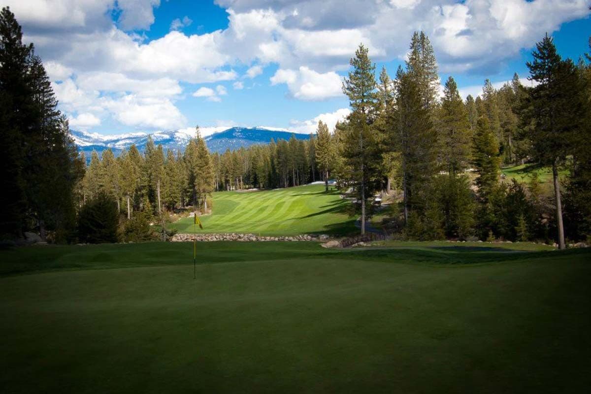 Hole 15 at Coyote Moon with open fairway view Hole 15 at Coyote Moon with open fairway view