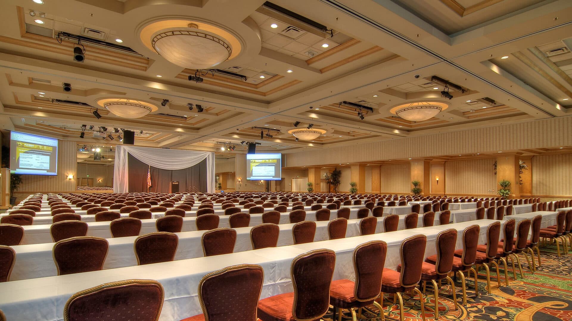 Eldorado Reno ballroom event space set with banquet chairs