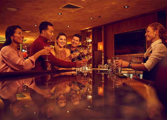 Atlantis Sports Bar & Lounge at Atlantis Casino Resort Spa — interior view