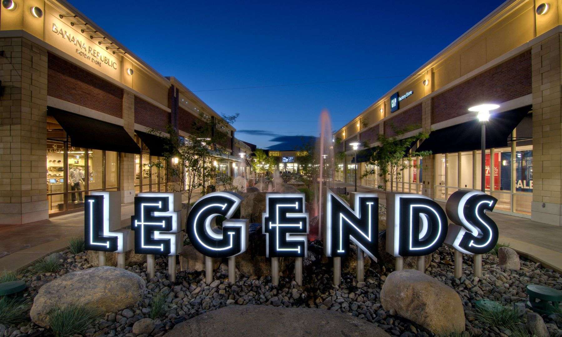 Outlets at Legends — storefront