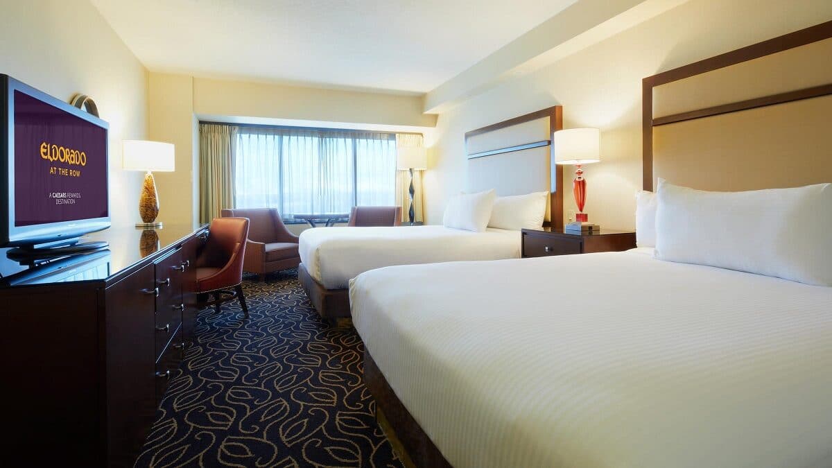 Virginia Deluxe Room at Eldorado Reno — 2 Queen bedroom with classic styling
