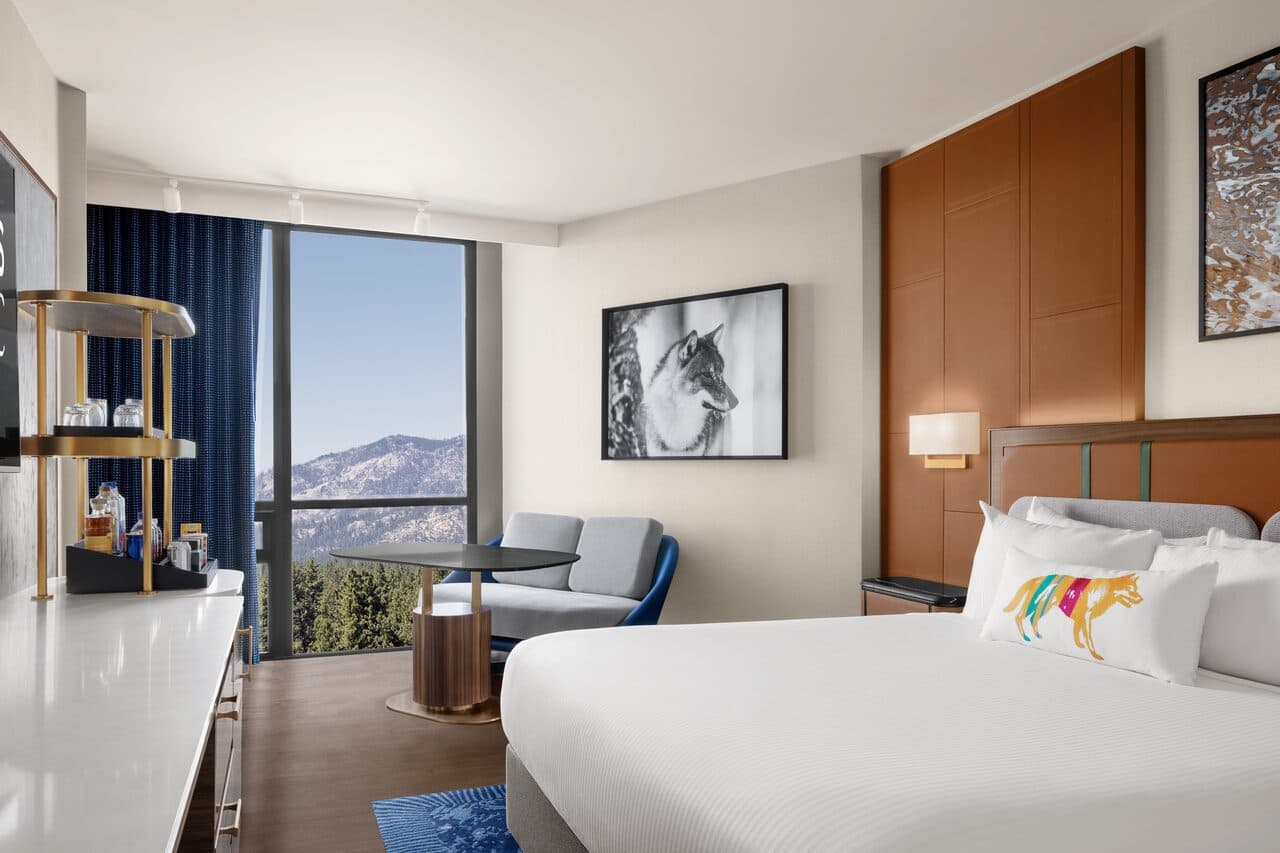 Caesars Republic Lake Tahoe Premium One King bedroom in Tahoe Tower