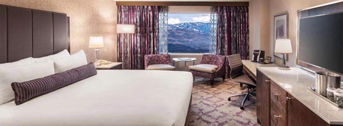 Players Corner Spa Suite at Silver Legacy Resort Casino — guest room with upscale furnishings and contemporary decor