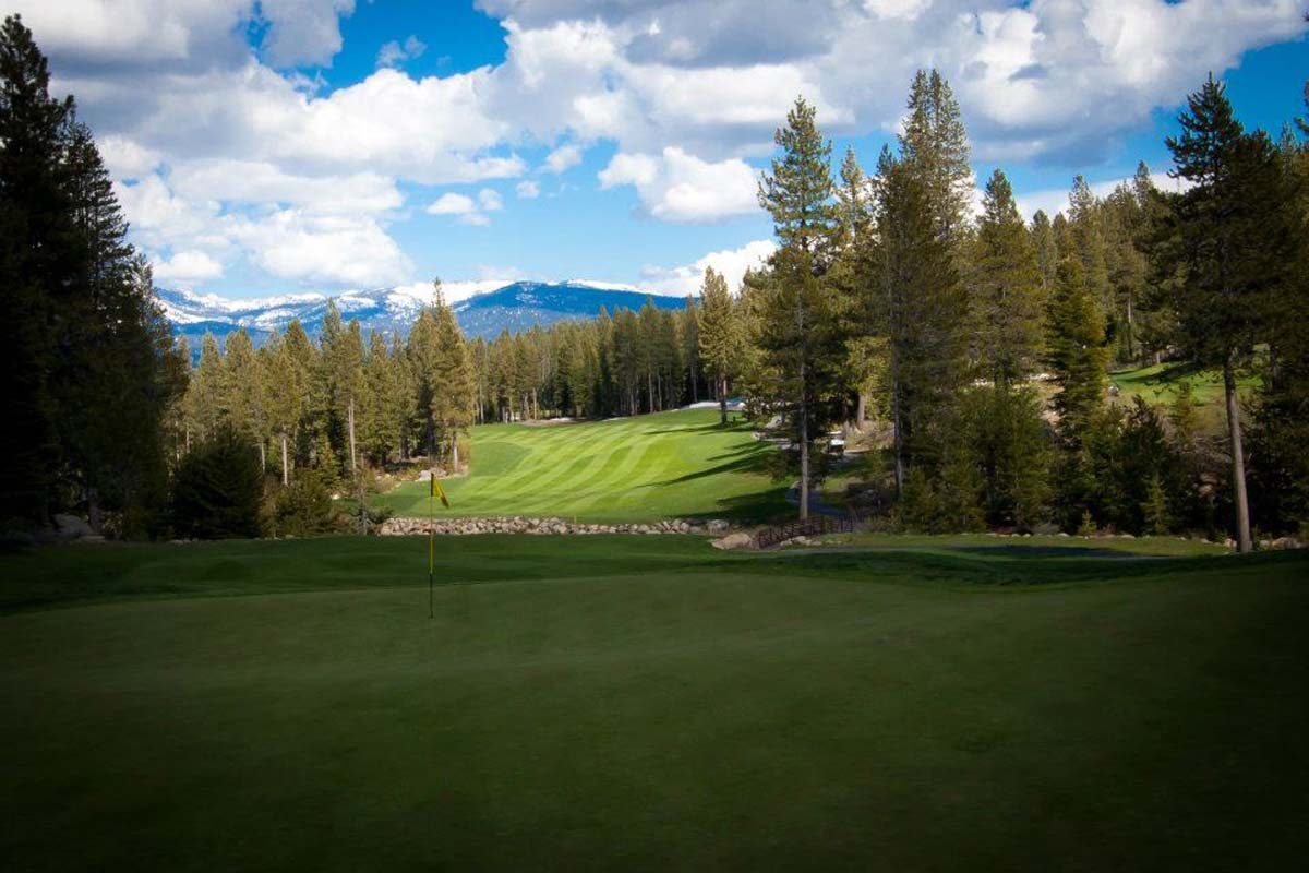Hole 15 at Coyote Moon with open fairway view Hole 15 at Coyote Moon with open fairway view