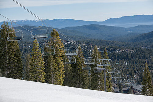 Downhill webcam view from Tahoe Donner Downhill webcam view from Tahoe Donner